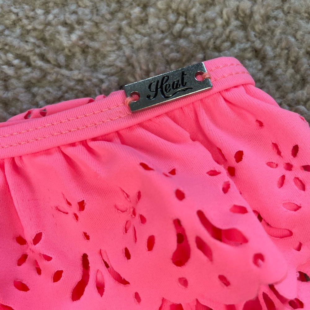 Pink Ruffled Swimsuit Bottom - Picture 3 of 7